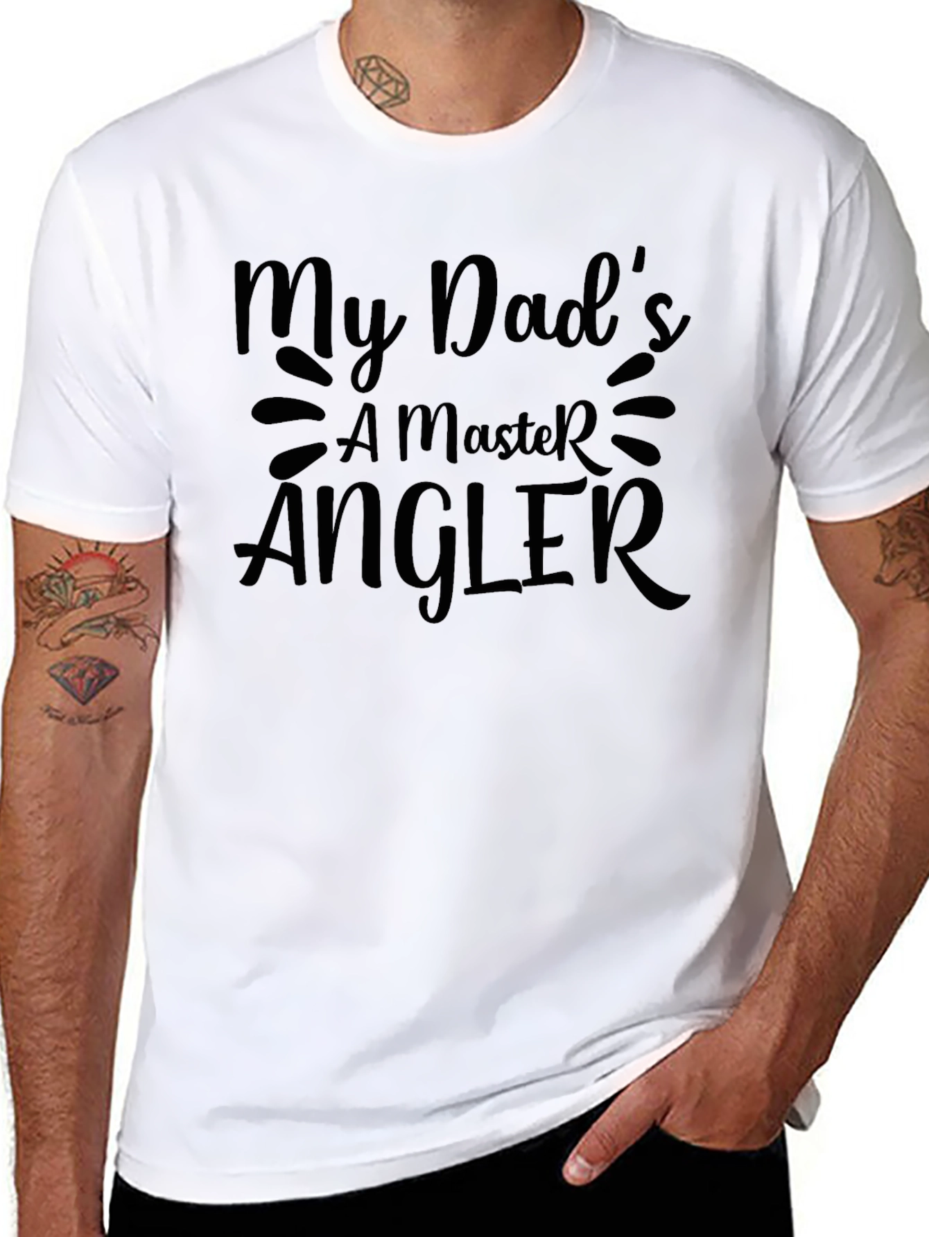My Dads a Master Angler Graphic Tee