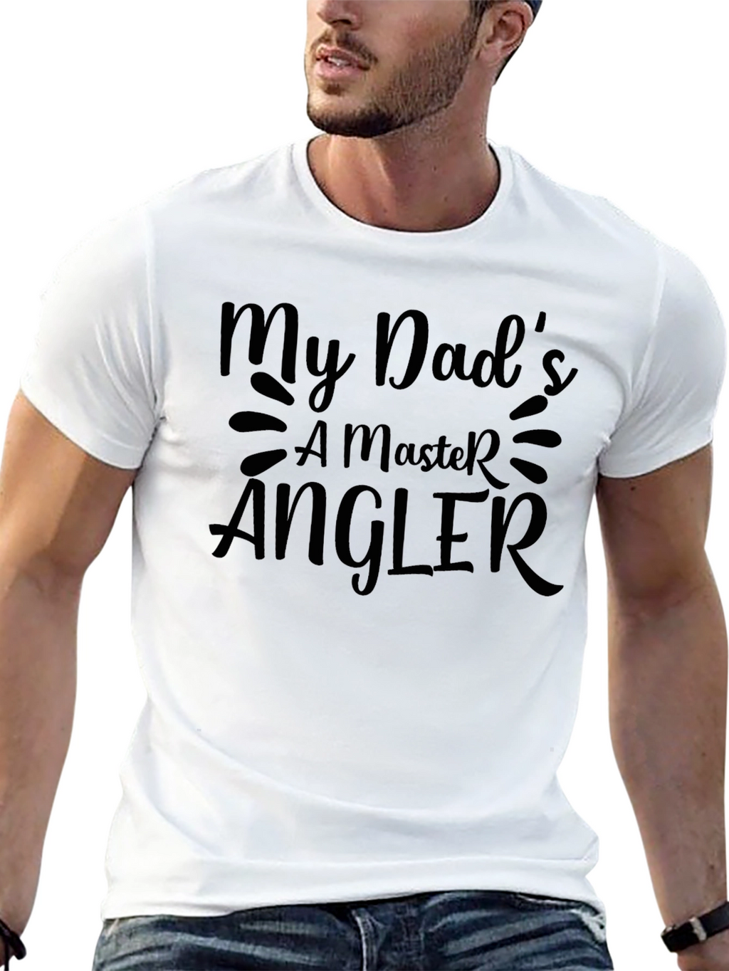 My Dads a Master Angler Graphic Tee