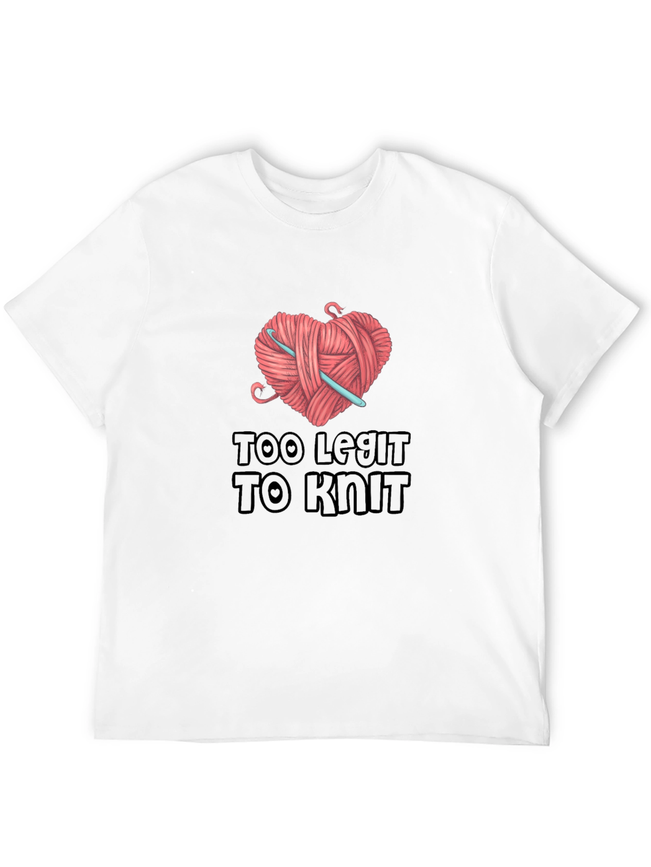 Too Legit to Knit Graphic T-Shirt