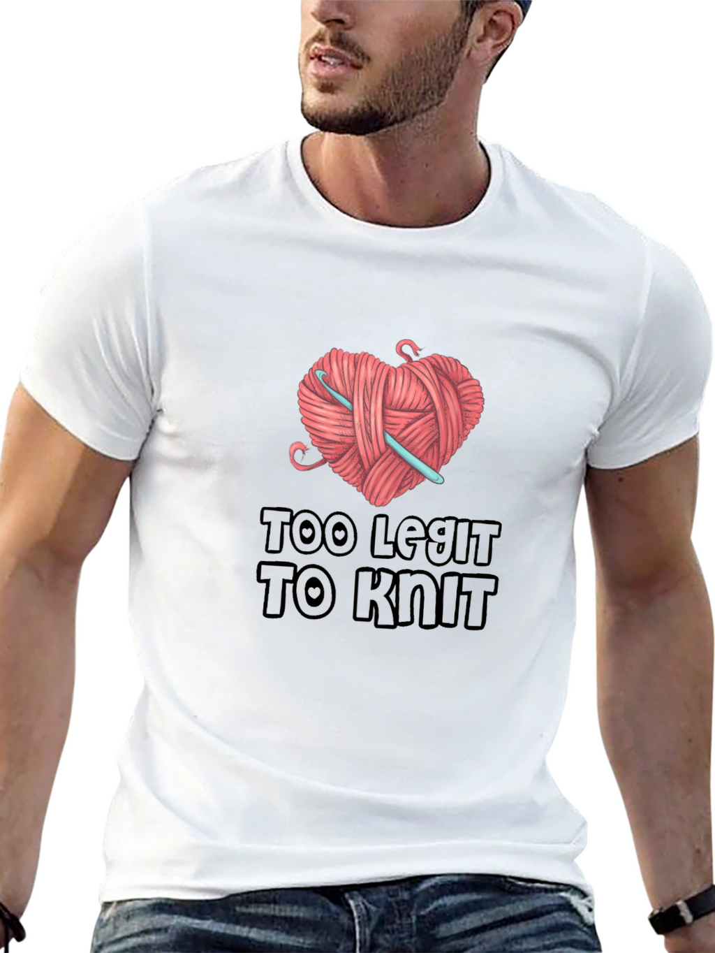 Too Legit to Knit Graphic T-Shirt