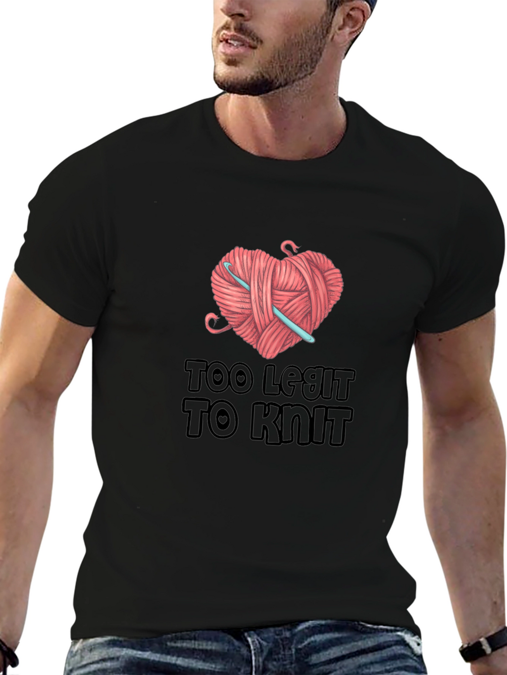 Too Legit to Knit Graphic T-Shirt