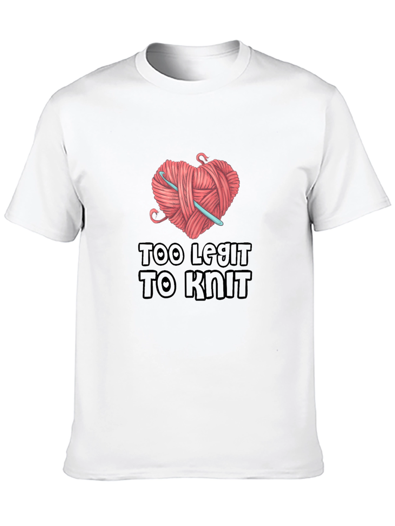 Too Legit to Knit Graphic T-Shirt