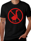 No Geese Allowed Black T-Shirt