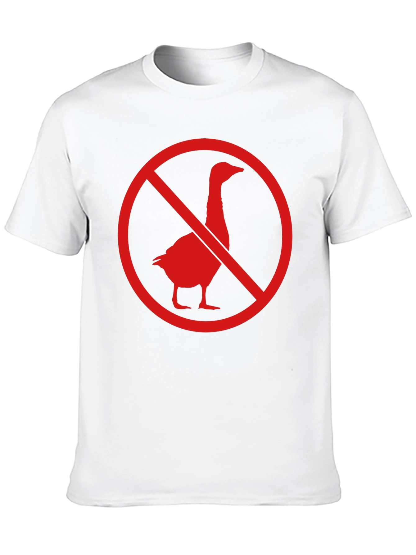 No Geese Allowed Black T-Shirt