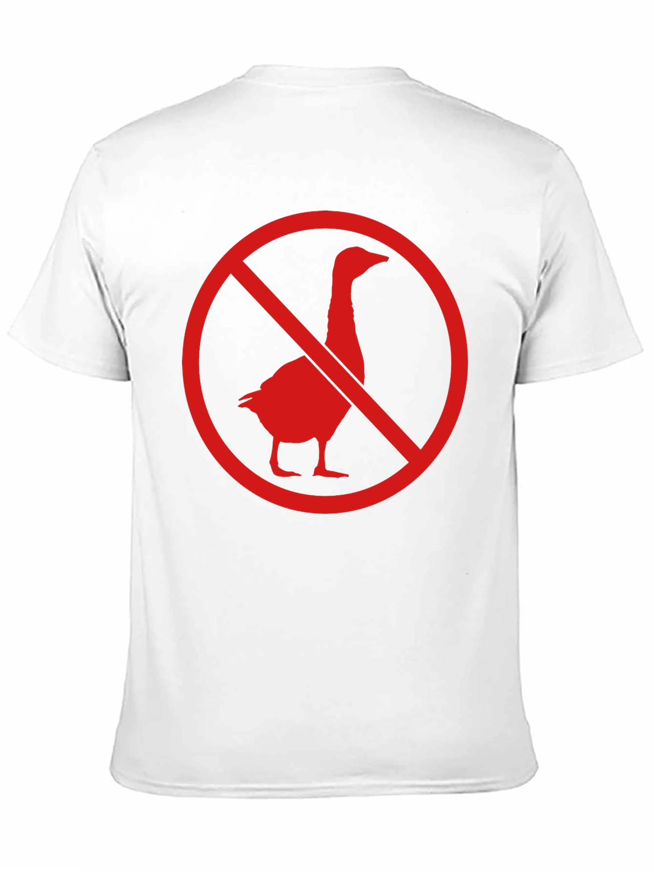 No Geese Allowed Black T-Shirt