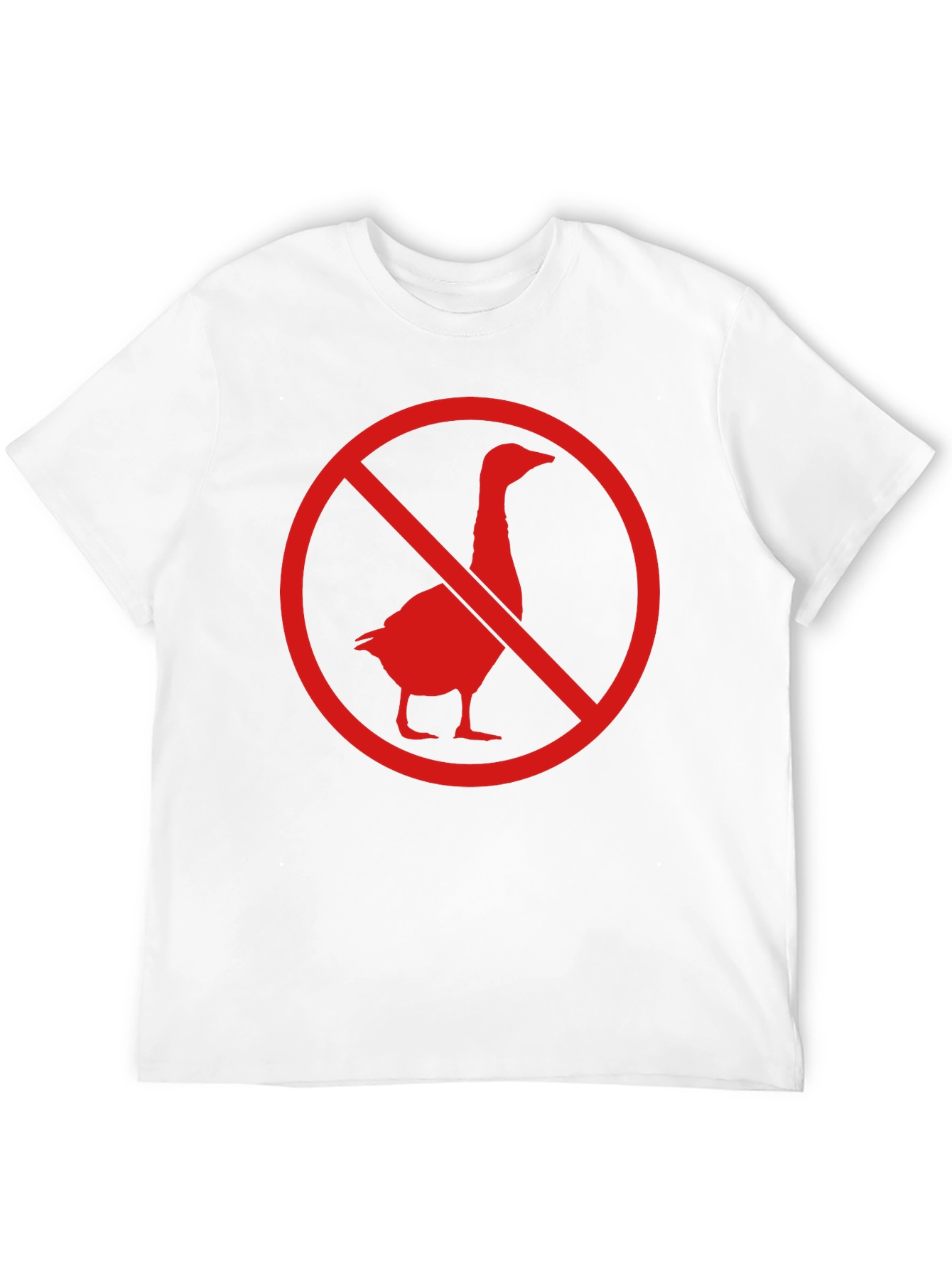 No Geese Allowed Black T-Shirt