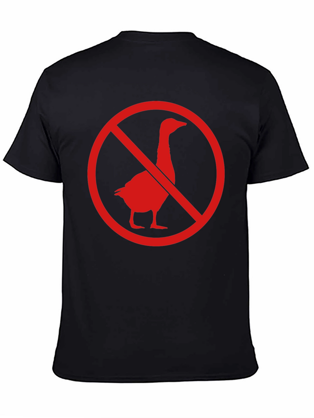 No Geese Allowed Black T-Shirt