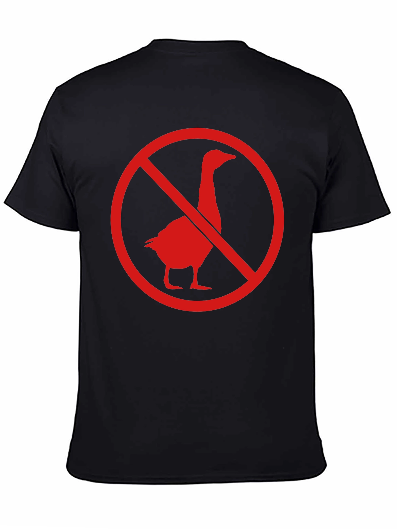 No Geese Allowed Black T-Shirt