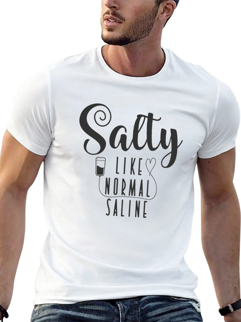 Salty Like Normal Saline Graphic Tee