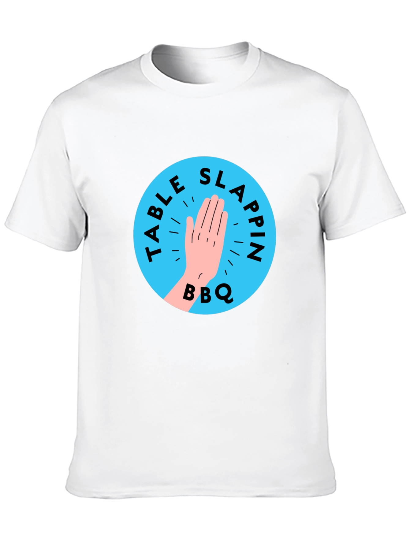 Table Slappin BBQ Black T-Shirt