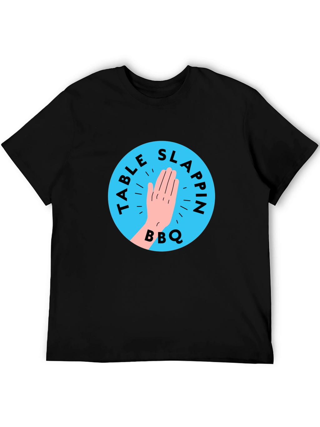 Table Slappin BBQ Black T-Shirt