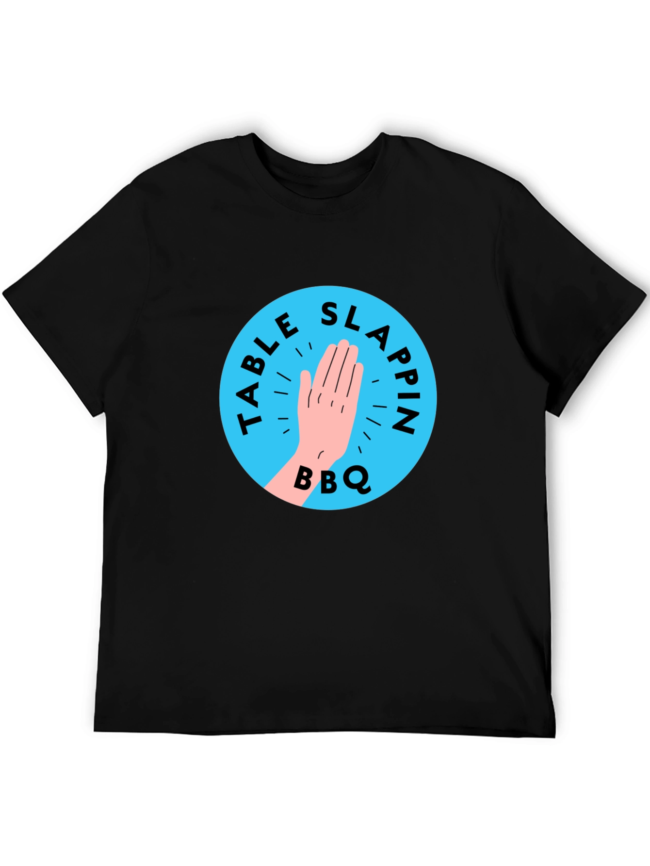 Table Slappin BBQ Black T-Shirt