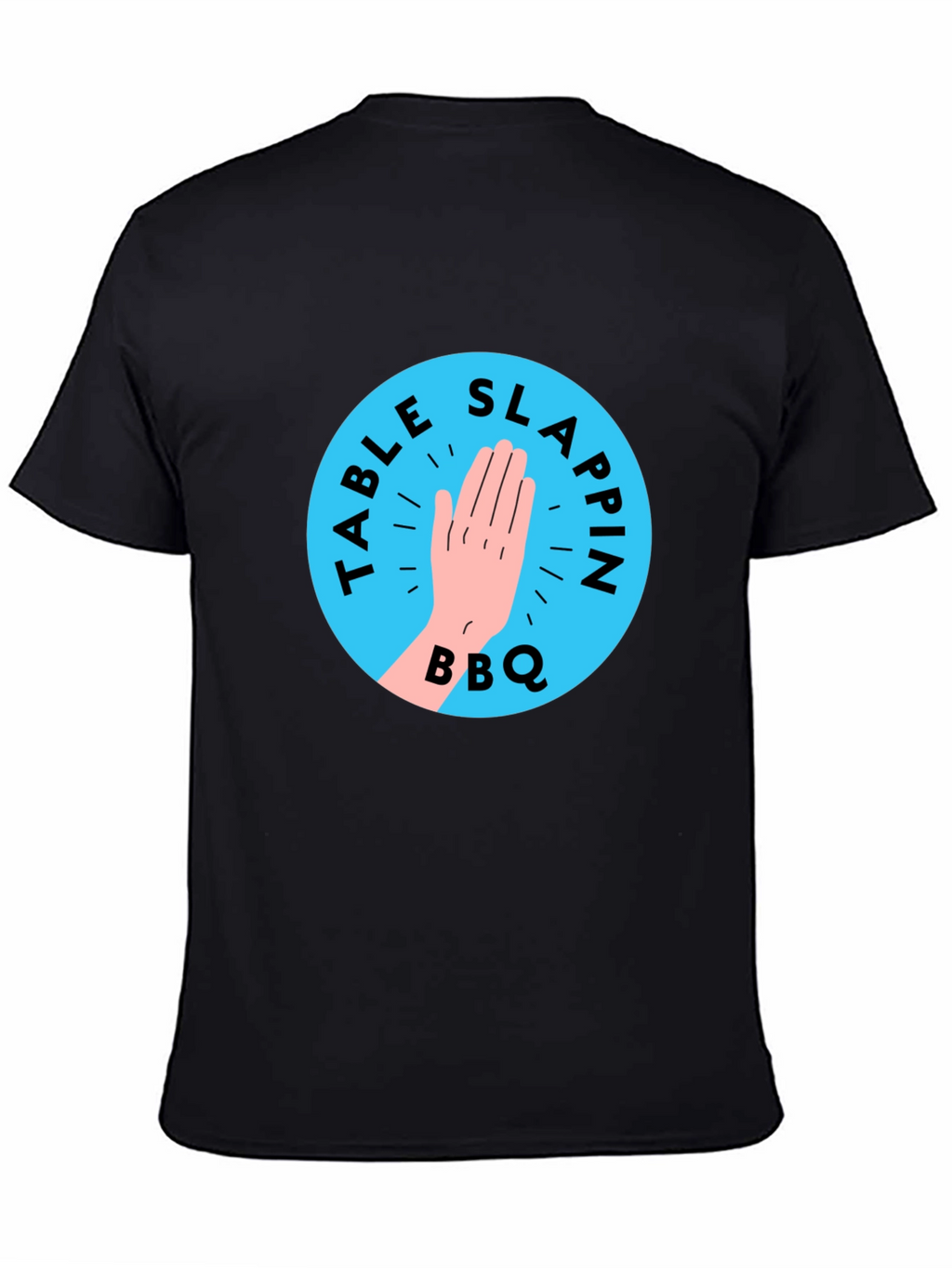 Table Slappin BBQ Black T-Shirt