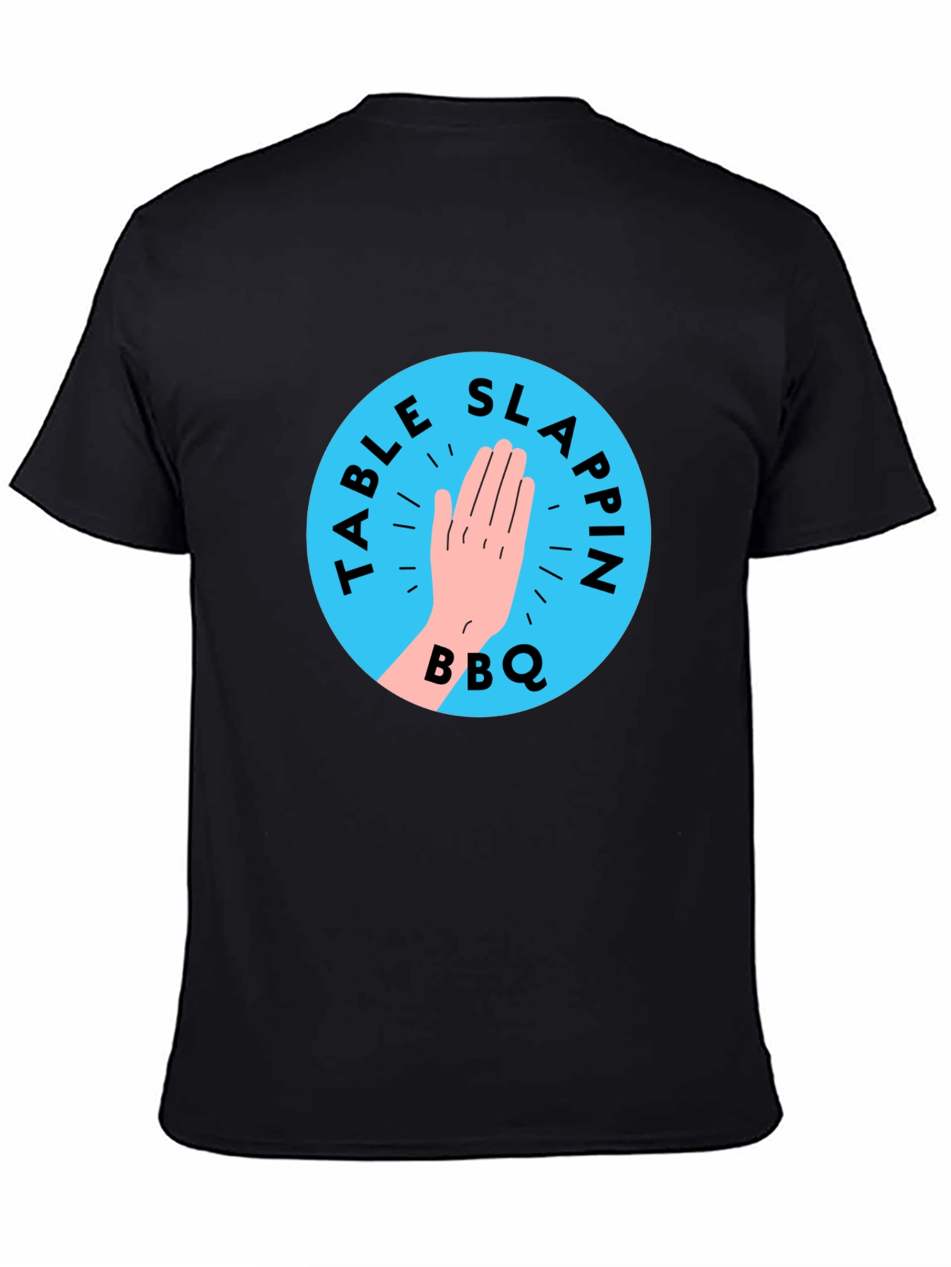Table Slappin BBQ Black T-Shirt