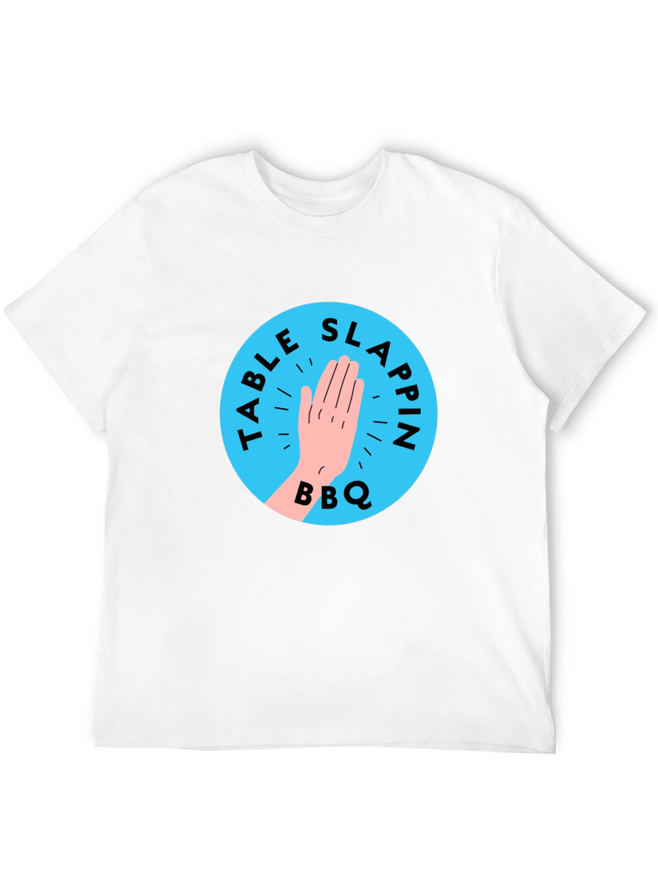 Table Slappin BBQ Black T-Shirt