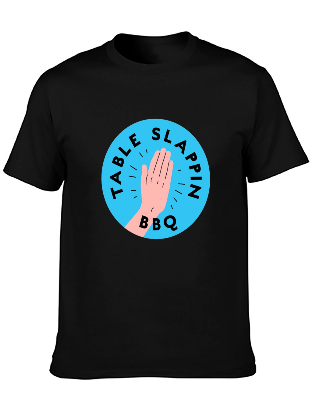 Table Slappin BBQ Black T-Shirt