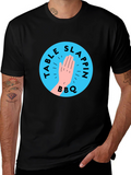 Table Slappin BBQ Black T-Shirt