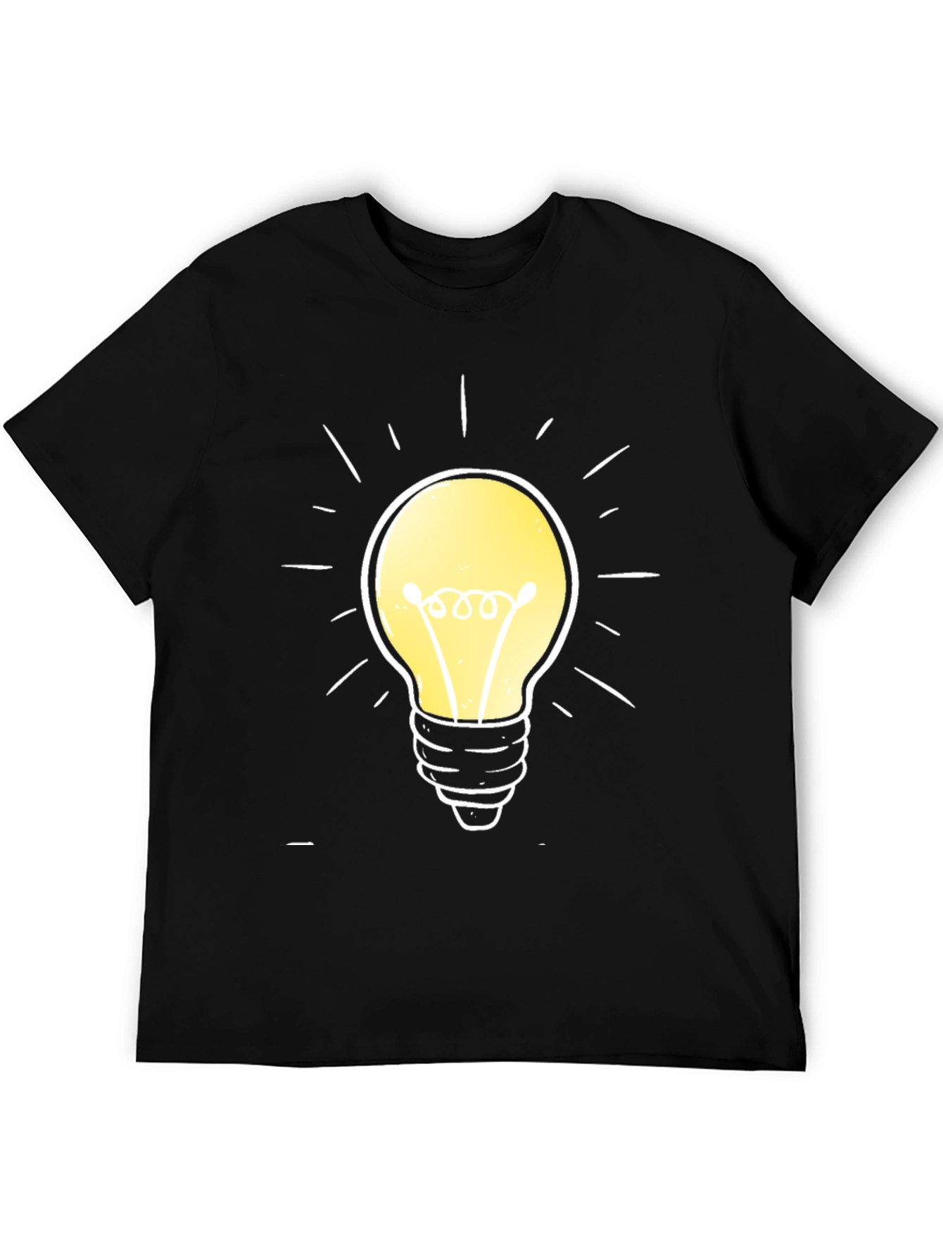 Bright Idea T-Shirt -  Cotton Crew Neck Tee