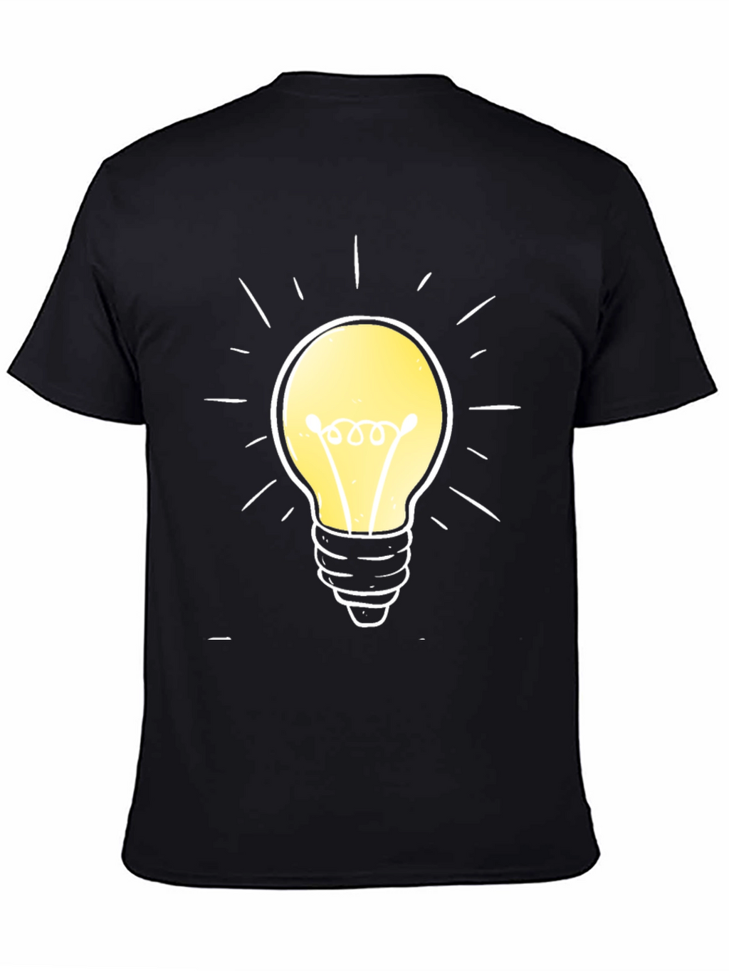 Bright Idea T-Shirt -  Cotton Crew Neck Tee