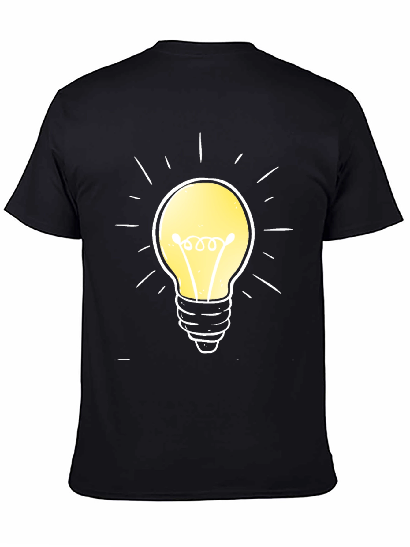 Bright Idea T-Shirt -  Cotton Crew Neck Tee