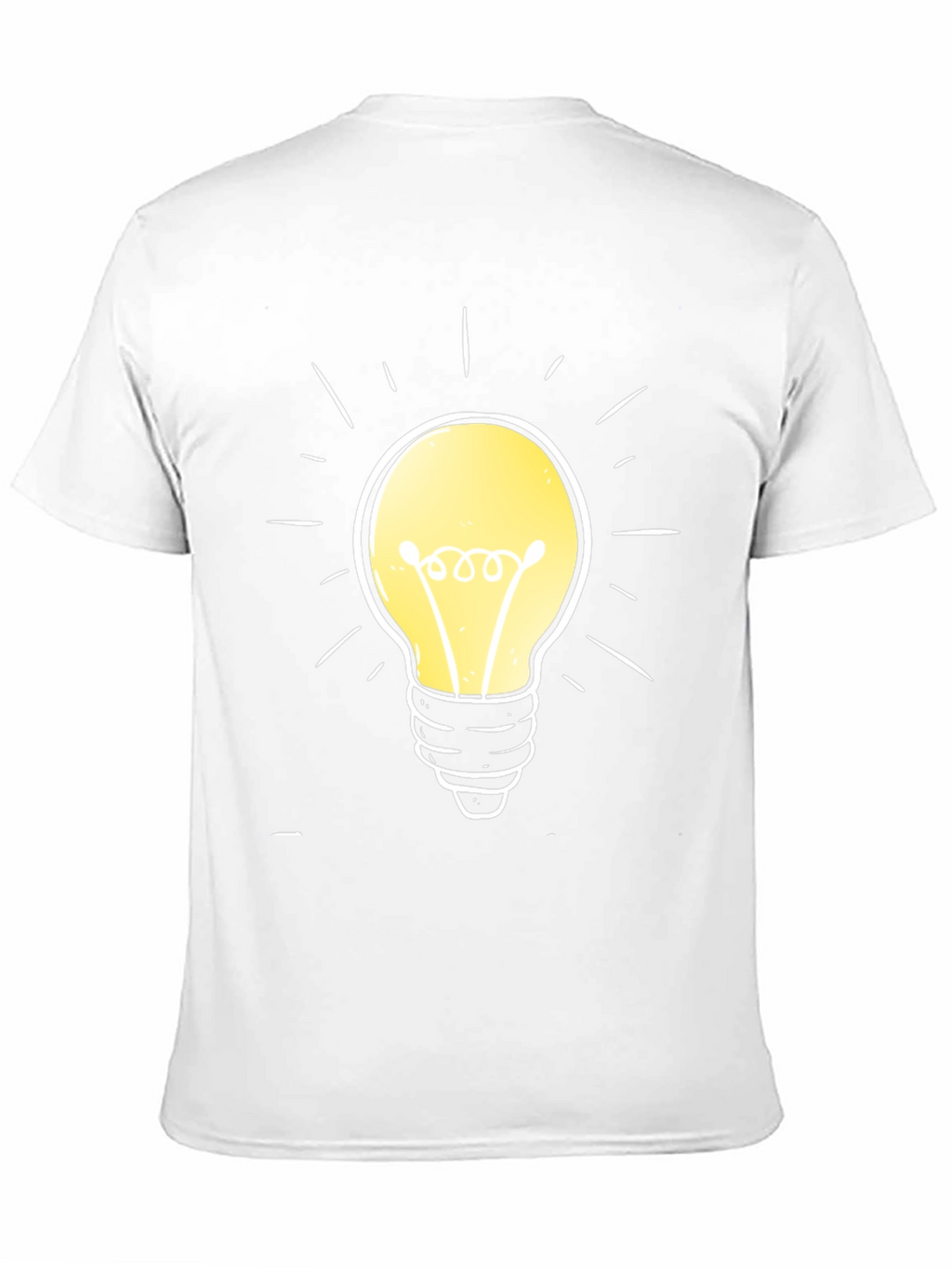 Bright Idea T-Shirt -  Cotton Crew Neck Tee