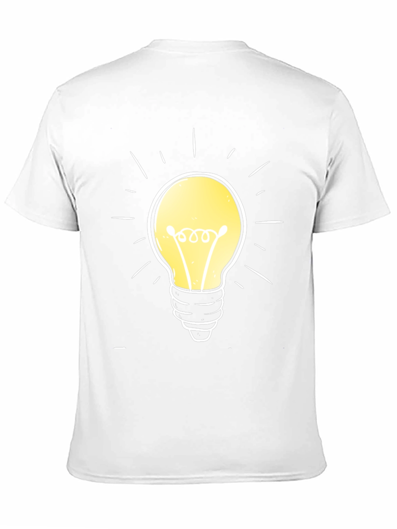 Bright Idea T-Shirt -  Cotton Crew Neck Tee
