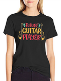 Future Guitar Player Black T-Shirt