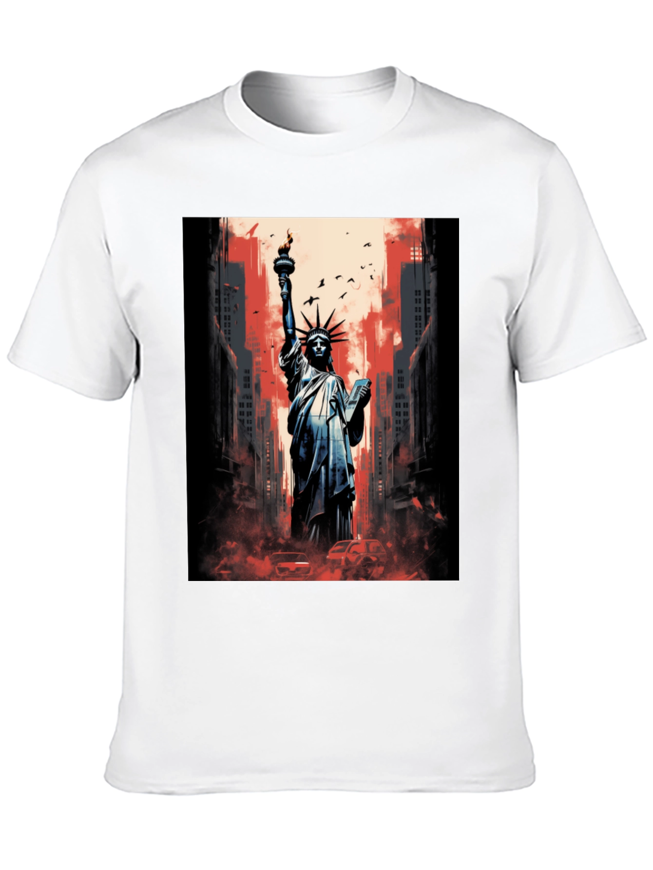 Statue of Liberty Graphic Tee - Patriotic Style