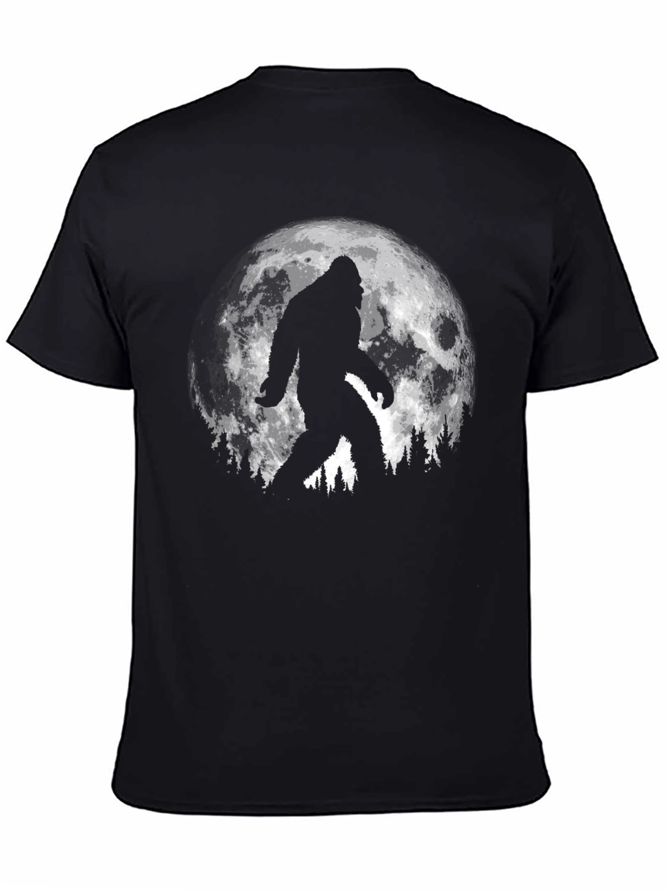 Bigfoot Moon T-Shirt - Mythical Creature Tee