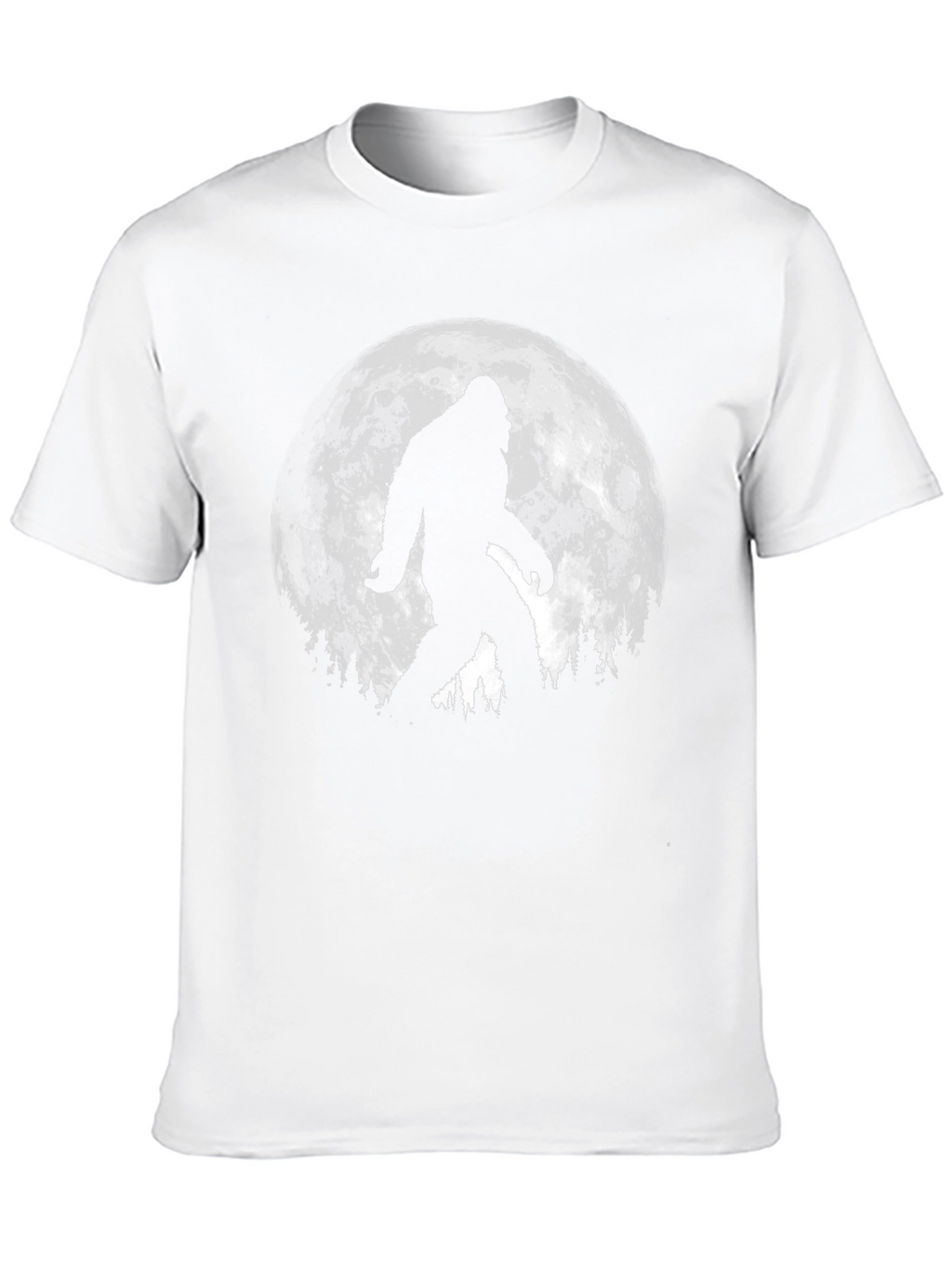 Bigfoot Moon T-Shirt - Mythical Creature Tee