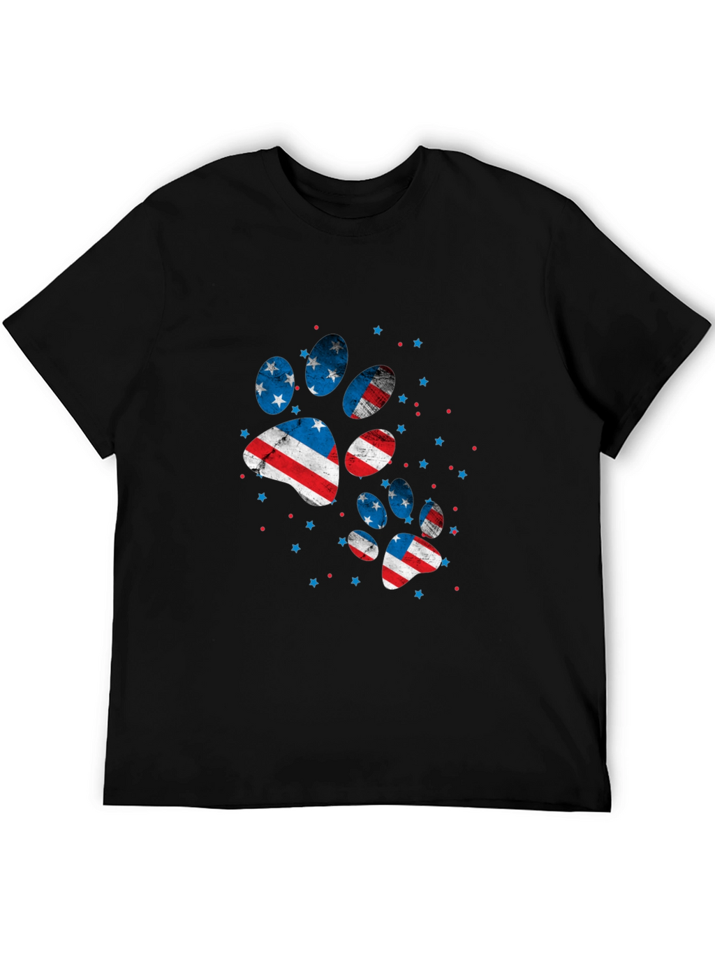 Patriotic Paw Print T-Shirt