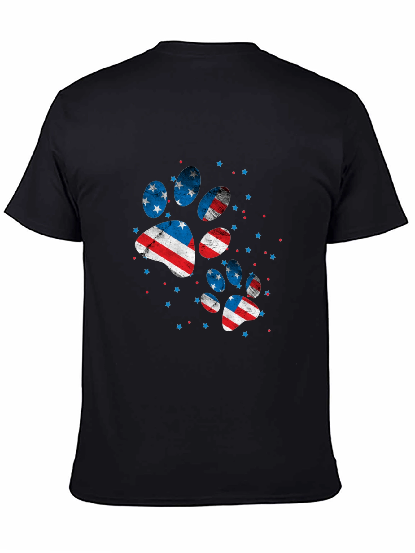 Patriotic Paw Print T-Shirt