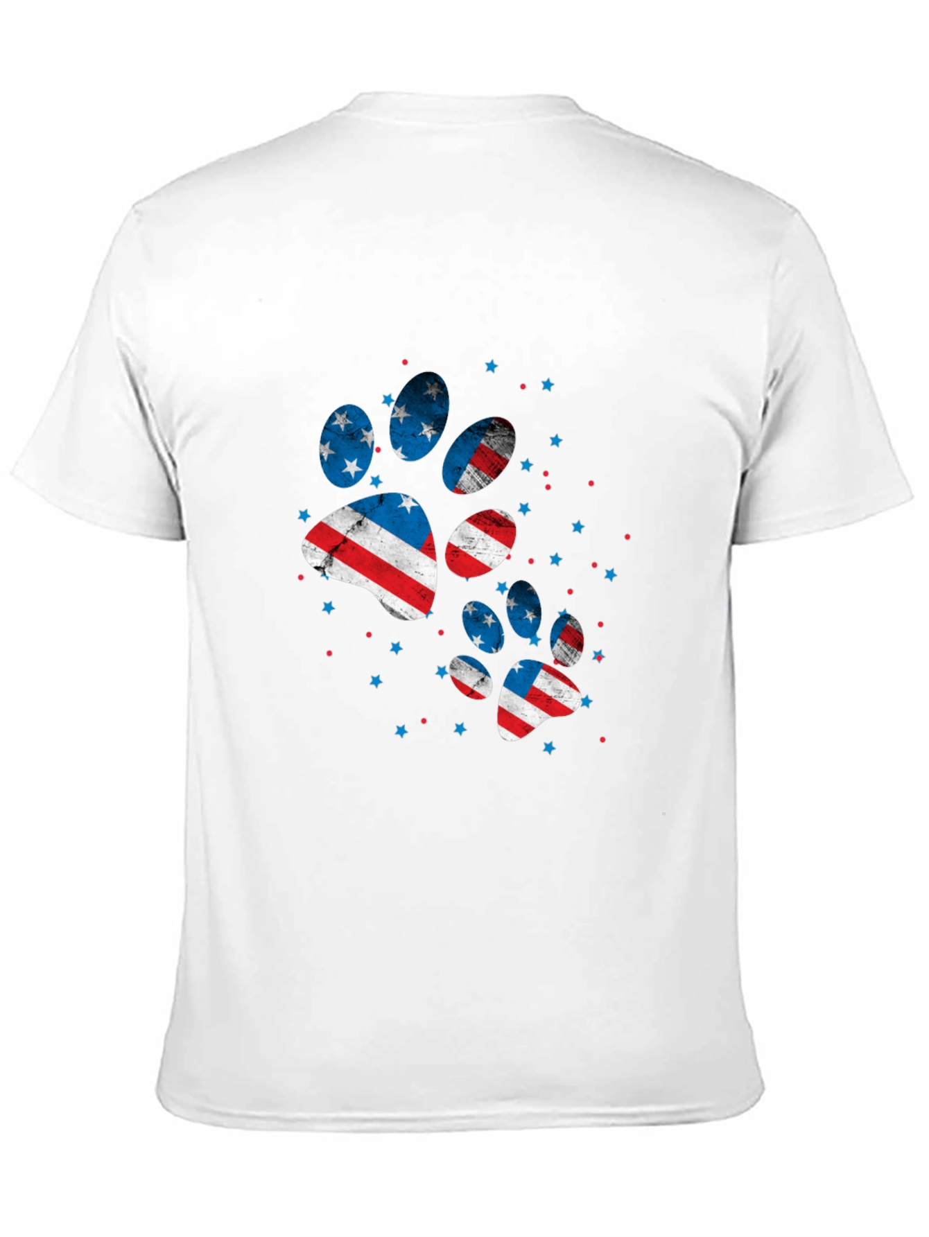 Patriotic Paw Print T-Shirt