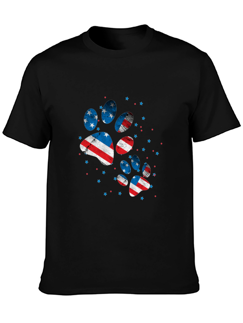 Patriotic Paw Print T-Shirt