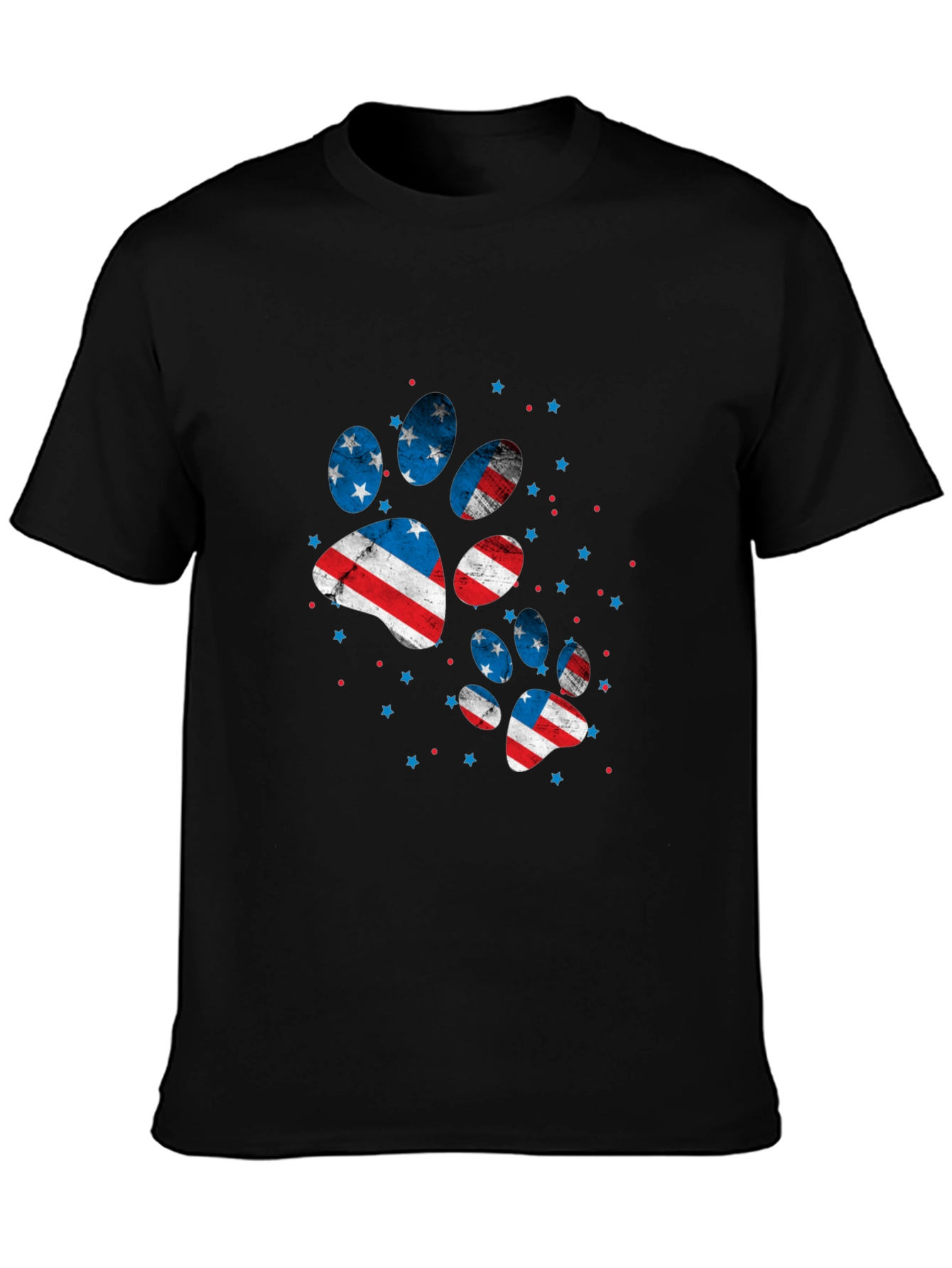 Patriotic Paw Print T-Shirt
