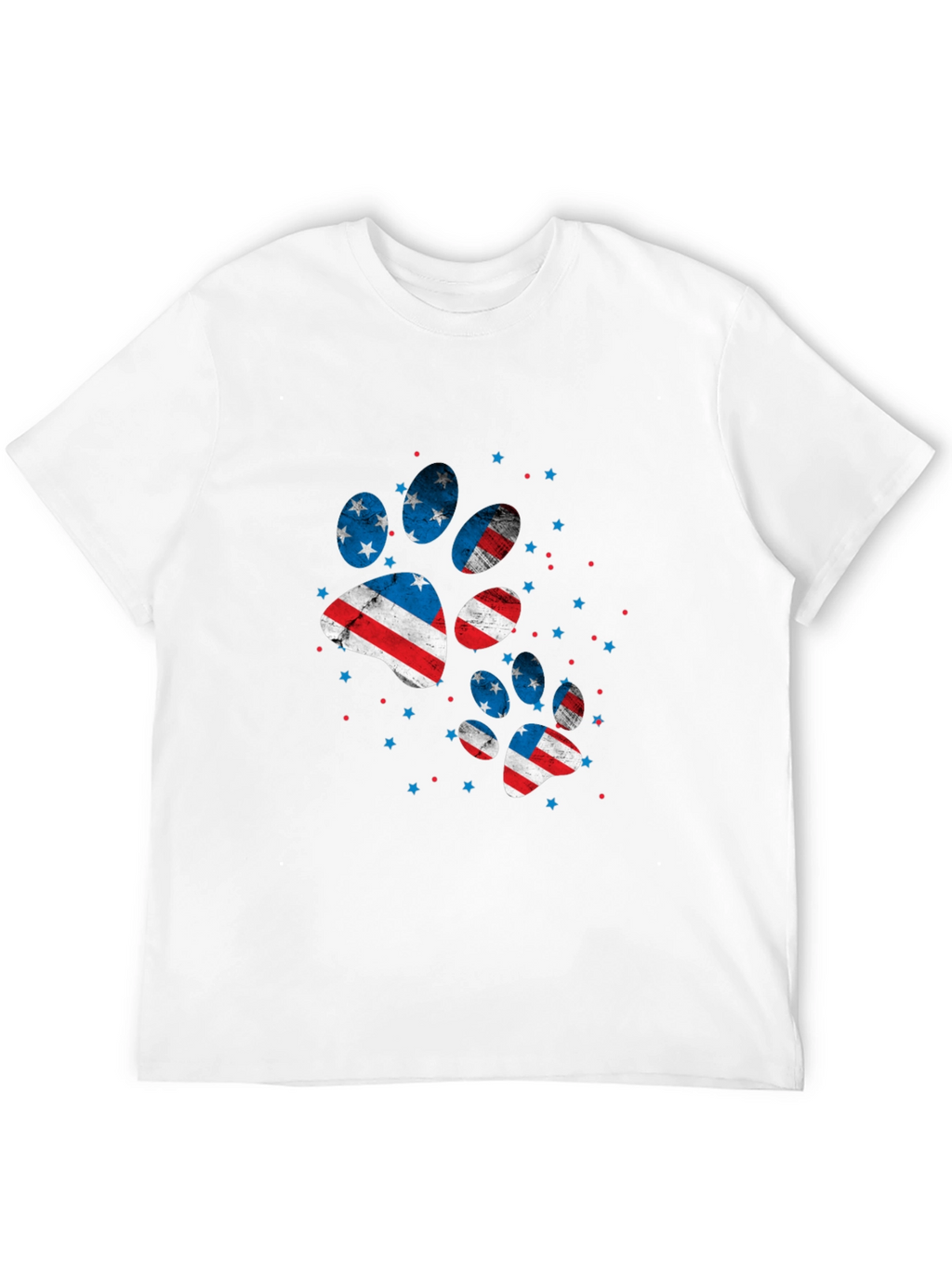 Patriotic Paw Print T-Shirt