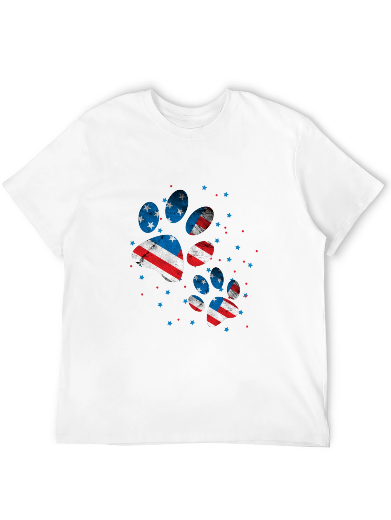 Patriotic Paw Print T-Shirt