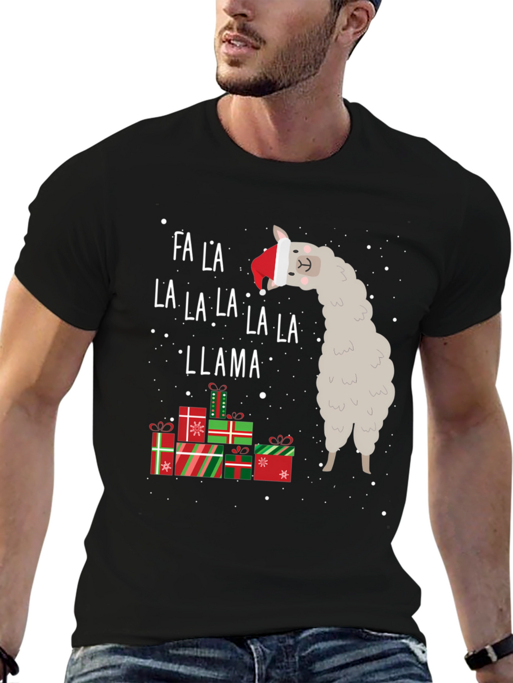 Fa La La Llama Christmas T-Shirt