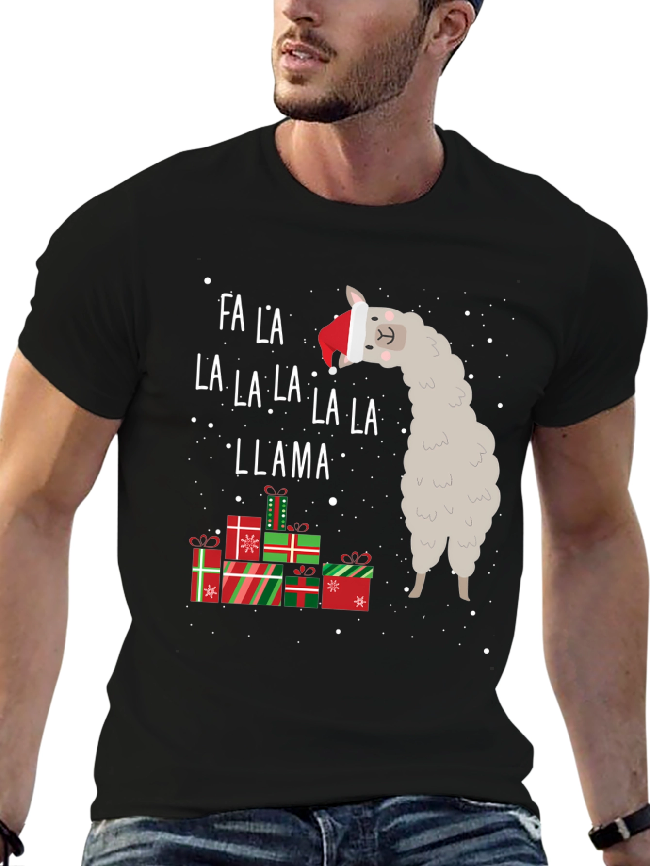 Fa La La Llama Christmas T-Shirt