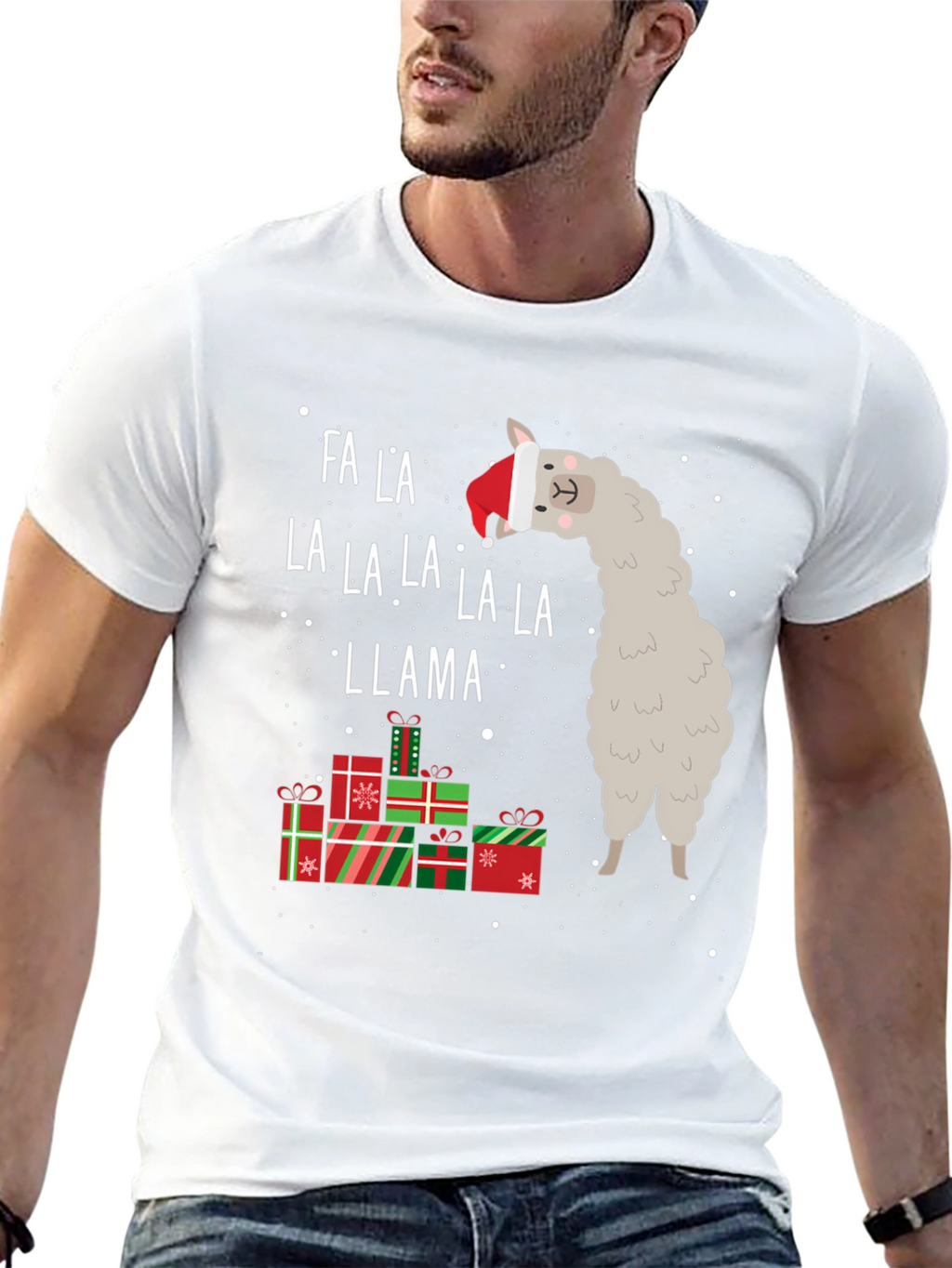 Fa La La Llama Christmas T-Shirt