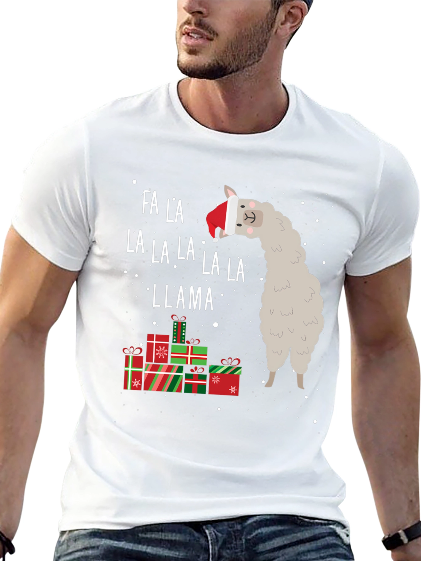 Fa La La Llama Christmas T-Shirt