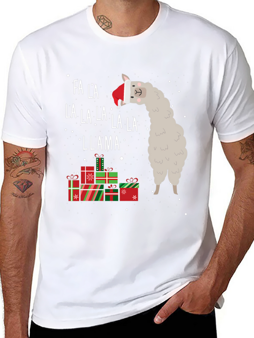 Fa La La Llama Christmas T-Shirt
