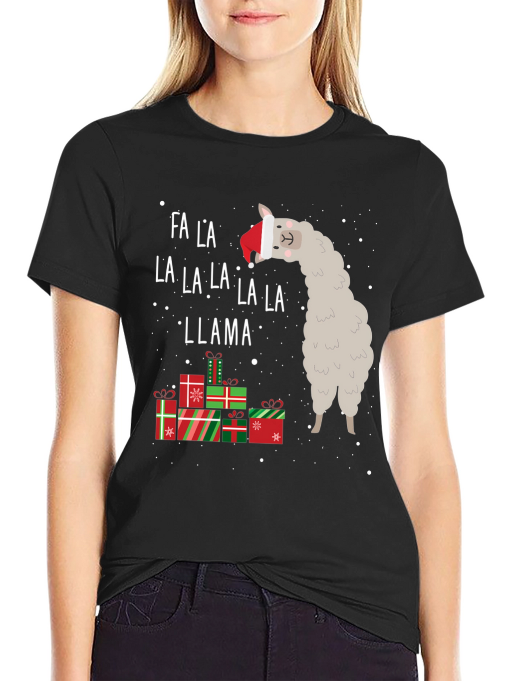 Fa La La Llama Christmas T-Shirt