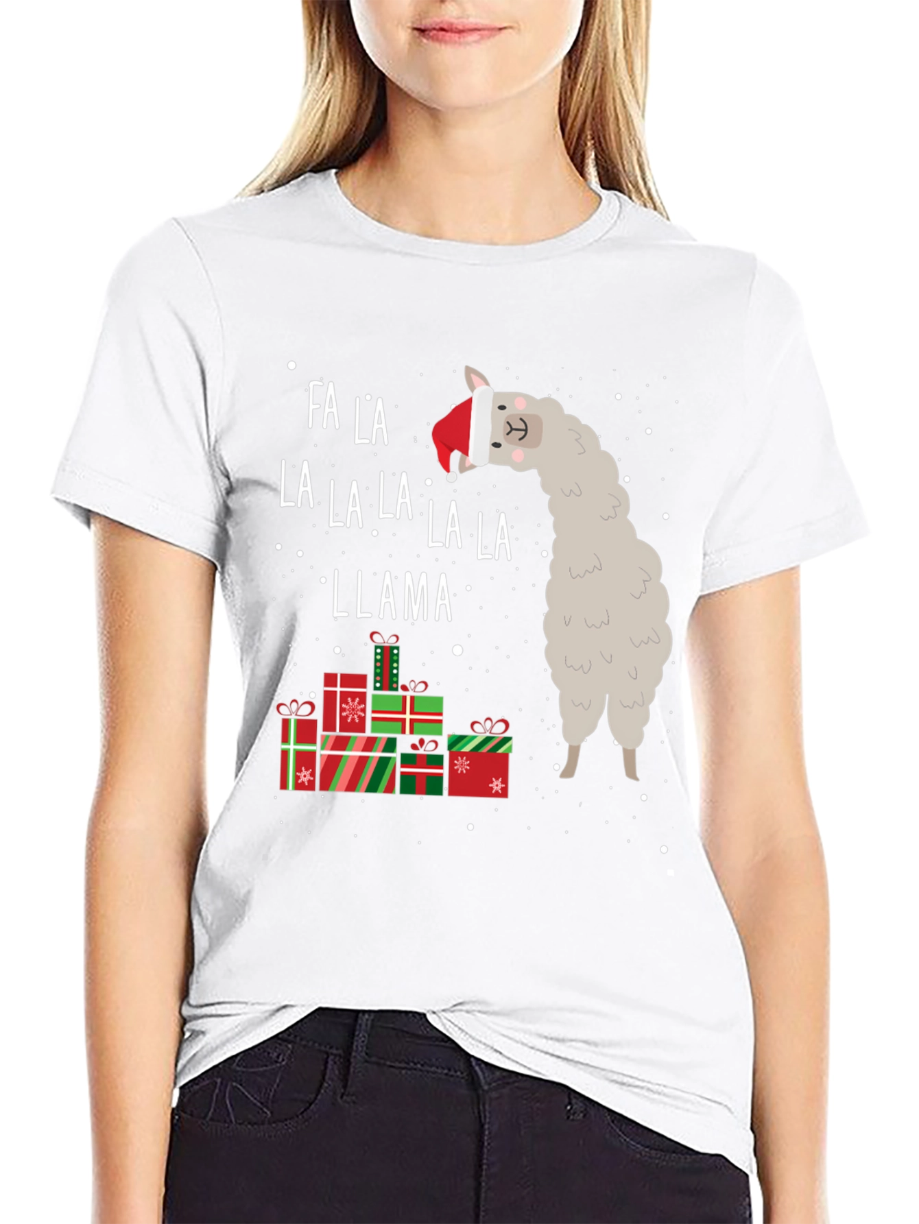 Fa La La Llama Christmas T-Shirt