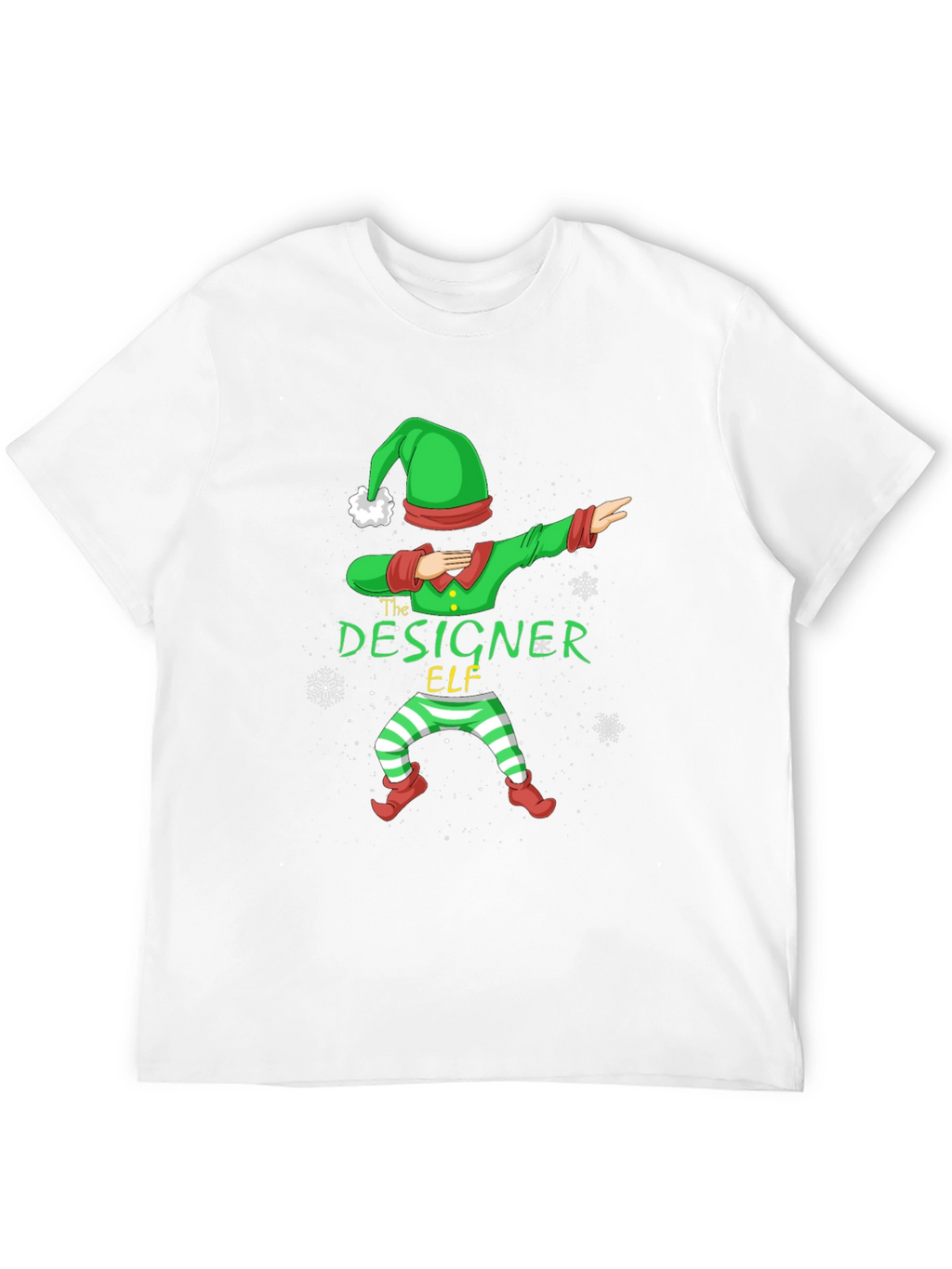 Designer Elf Dab T-Shirt - Christmas Holiday Tee