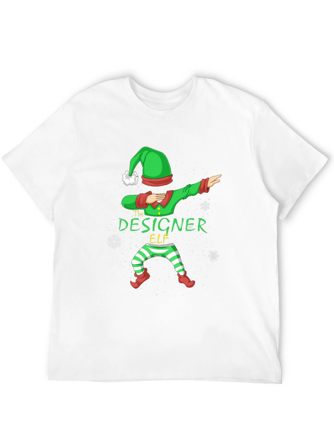 Designer Elf Dab T-Shirt - Christmas Holiday Tee