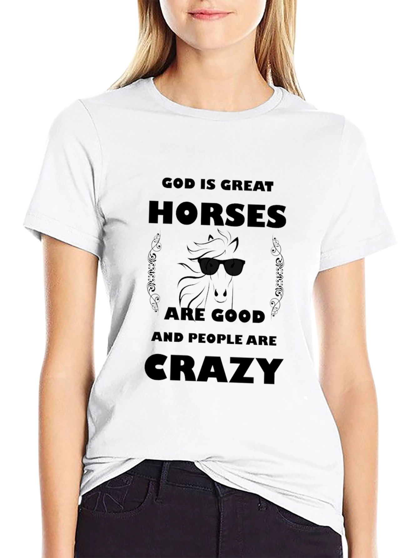 God is Great Horses are Good T-Shirt