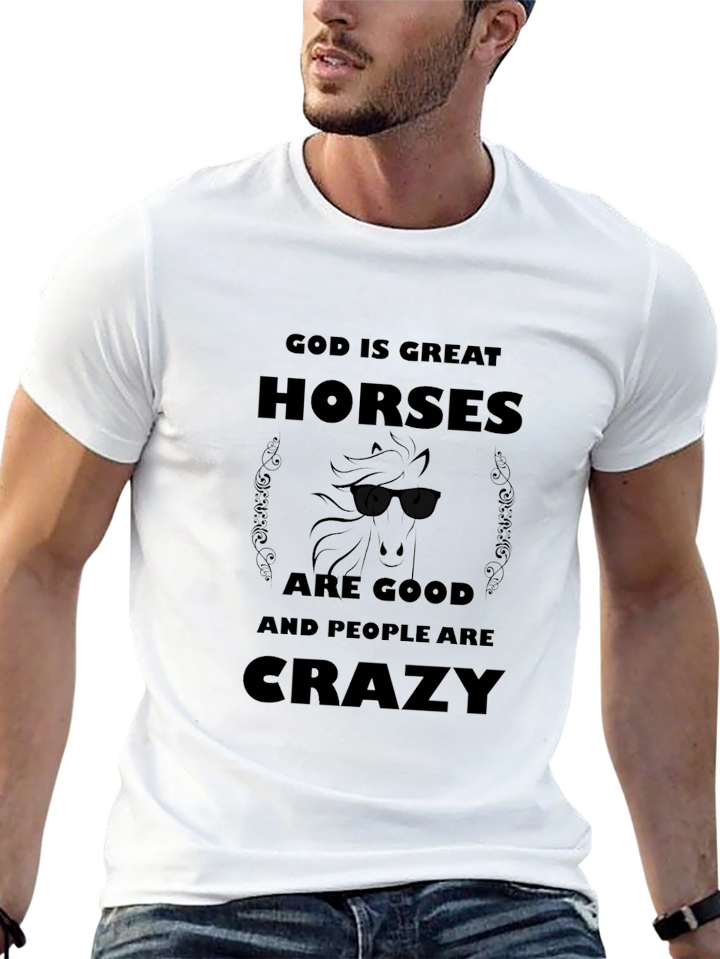 God is Great Horses are Good T-Shirt