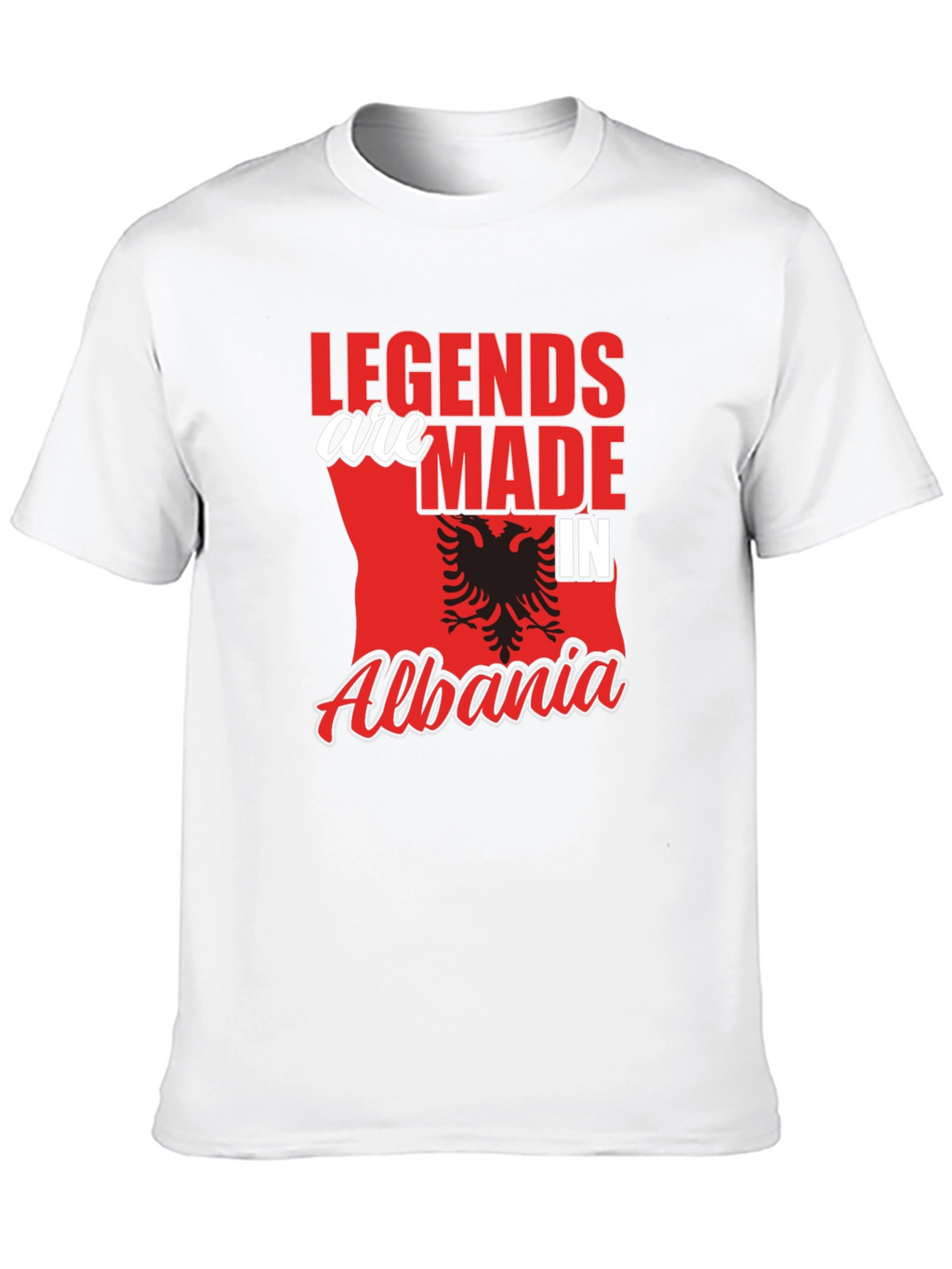 Legends Made in Albania T-Shirt