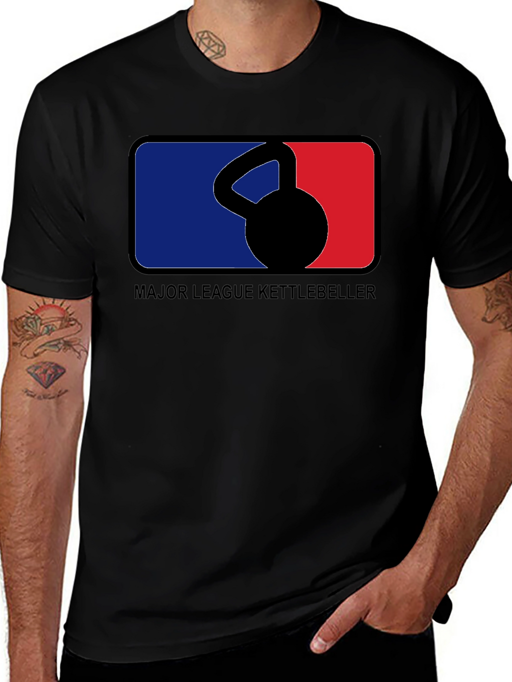 Major League Kettlebeller Black T-Shirt